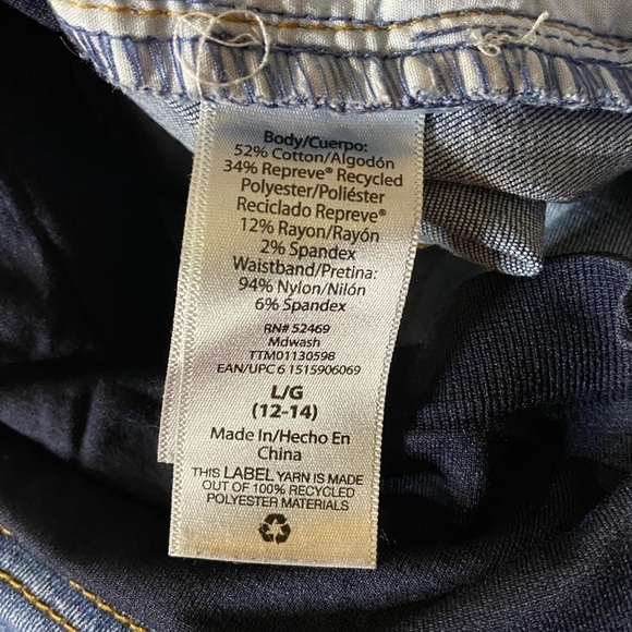 Time And Tru Maternity Size Large (12 - 14) Jeans - Picture 4 of 6